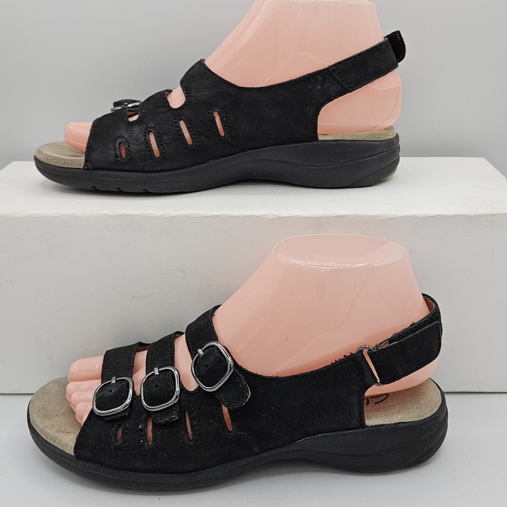 Clarks Saylie 3 strap sandals size 6 - Picture 6 of 15
